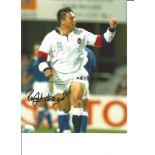 Rugby Union Rory Underwood 10x8 Signed Colour Photo Pictured Playing For England During 1995 Rugby