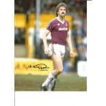 Football Neil Orr 10x8 Signed Colour Photo Pictured In Action For West Ham. Good Condition. All
