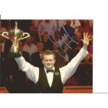 Shaun Murphy 10x8 Signed Colour Photo Pictured with winners Trophy. Good Condition. All autographs