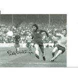 Football Paddy Mulligan 10x8 Signed B/W Photo Pictured In Action For Chelsea. Good Condition. All