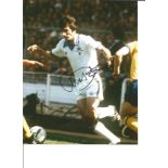 Football Alan Devonshire 10x8 Signed Colour Photo Pictured In Action For West Ham Against Arsenal In