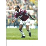 Football George Parris 10x8 Signed Colour Photo Pictured In Action For West Ham. Good Condition. All