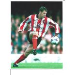 Football Mathew Le Tissier 10x8 Signed Colour Photo Pictured In Action For Southampton. Good