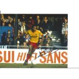 Football Luther Blissett 10x8 Signed Colour Photo Pictured In Action For Watford. Good Condition.