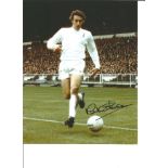 Football Martin Chivers 10x8 Signed Colour Photo Pictured In Action For Spurs. Good Condition. All