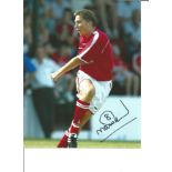 Football Matt Holland 10x8 Signed Colour Photo Pictured In Action For Charlton Athletic. Good