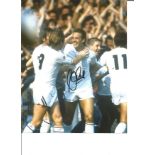 Football Alan Curtis 10x8 Signed Colour Photo Pictured Celebrating While Playing For Swansea City.