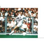 Football Alan Curtis 10x8 Signed Colour Photo Pictured In Action For Swansea City. Good Condition.