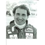 Motor Racing John Watson 10x8 Signed B/W Photo Portrait Driver Formula One . Good Condition. All