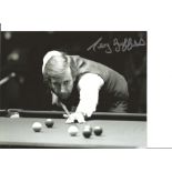 Snooker Terry Griffiths 10x8 Signed B/W Photo Pictured In Action . Good Condition. All autographs