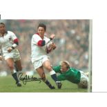 Rugby Union Rory Underwood 10x8 Signed Colour Photo Pictured In Action For England Against