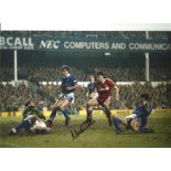 Football Neville Southall 12x8 Signed Colour Photo Pictured In Action For Everton In The