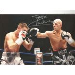 Boxing Ryan Rhodes 10x8 Signed Colour Photo. Good Condition. All autographs are genuine hand