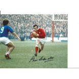 Rugby Union Phil Bennett 10x8 Signed colour Photo Pictured In Wales Kit. Good Condition. All