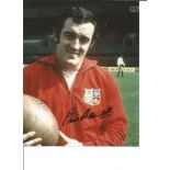 Rugby Union Phil Bennett 10x8 Signed Colour Photo Pictured While Touring With The British Lions.