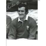 Rugby Union Phil Bennett 10x8 Signed B/W Photo Pictured In Wales Kit. Good Condition. All autographs