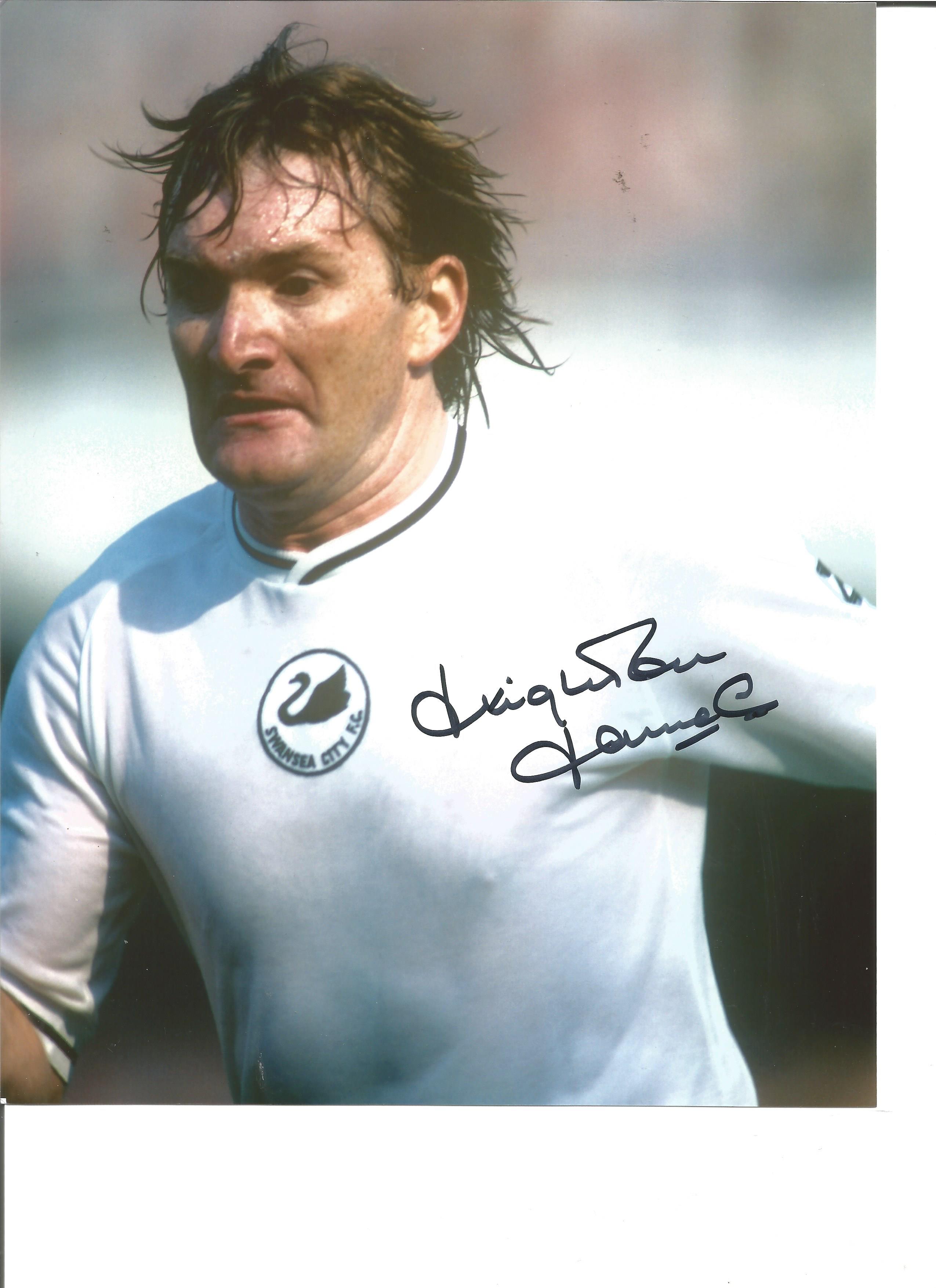 Football Leighton James 10x8 Signed Colour Photo Pictured While Playing For Swansea City. Good
