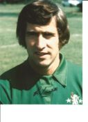 Football Peter Bonetti 10x8 Signed Colour Photo Pictured In Chelsea Kit. Good Condition. All