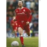 Football Noel Whelan 12x8 Signed Colour Photo Pictured In Action For Middlesbrough . Good Condition.