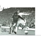 Football Paddy Mulligan 10x8 Signed B/W Photo Pictured In Action For Chelsea. Good Condition. All