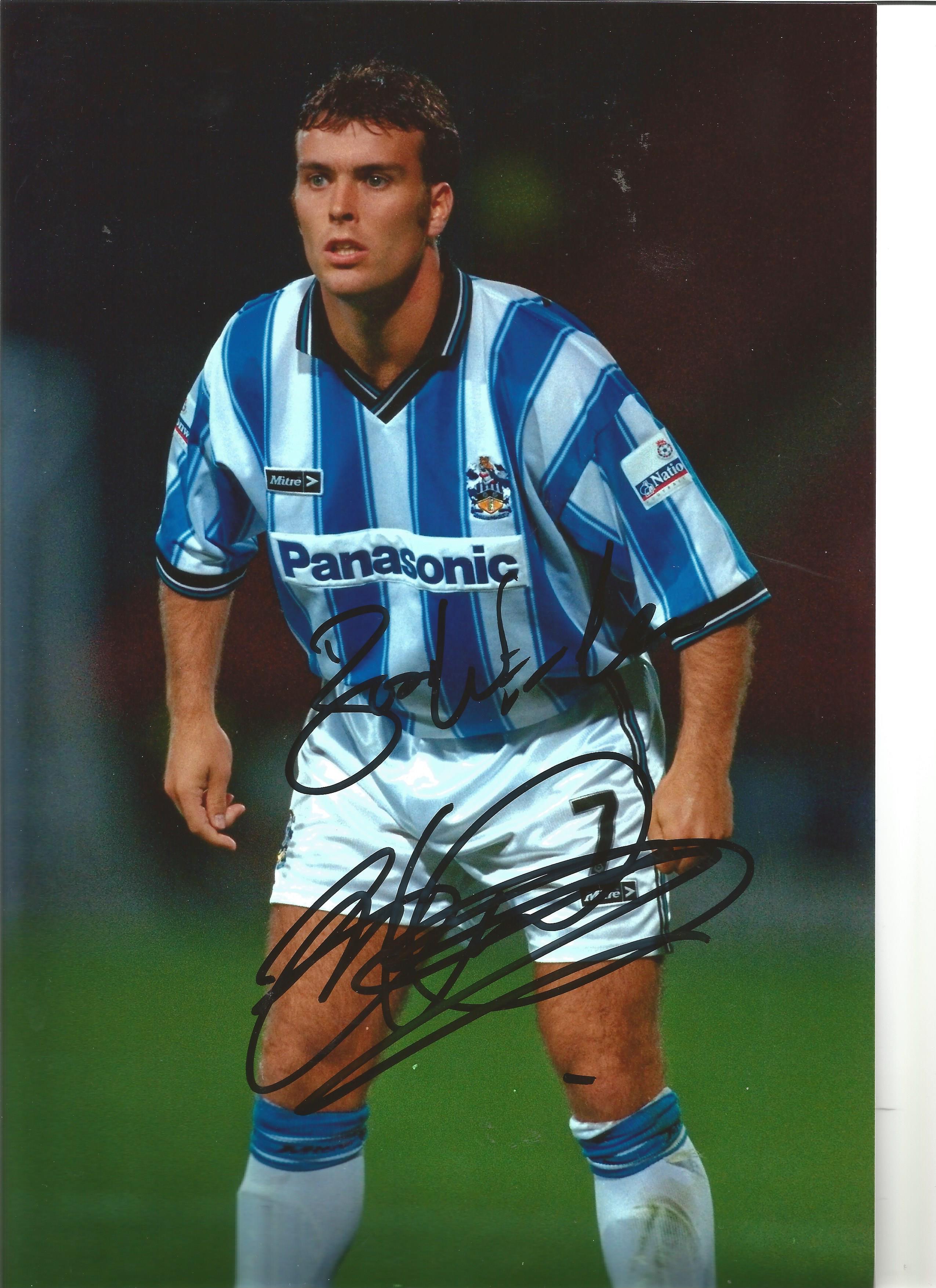 Football Ben Thornley 12x8 Signed Colour Photo Pictured In Action For Huddersfield Town. Good