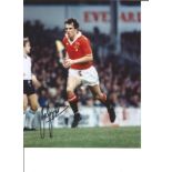 Football Joe Jordan 10x8 Signed Colour Photo Pictured In Action For Manchester United. Good