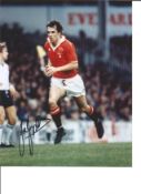 Football Joe Jordan 10x8 Signed Colour Photo Pictured In Action For Manchester United. Good