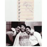 Hattie Jacques scruffy irregularly cut signature piece from diary with unsigned 6 x 4 inch photo.