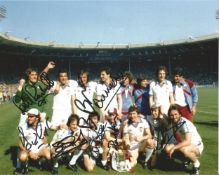 Football West Ham 1980 FA Cup 10x8 Colour Photo Signed By 8 Of The Hammers Winning Side Includes