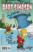 Simpsons multiple signed comic Matt Groening, Nancy Cartwright, Dan Castellaneta, Marcia Wallace.