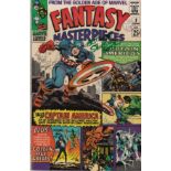 Rare Marvel Fantasy Masterpieces comic multiple signed to front and inside by Stan Lee, Jack