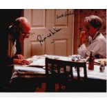 One Foot in the Grave Richard Wilson and Annette Crosbie signed 10 x 8 inch colour photo. Good