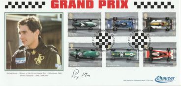 Formula 1 racing drivers Stirling Moss signed 2007 Official Grand Prix Chaucer official FDC with
