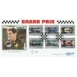 Formula 1 racing drivers Stirling Moss signed 2007 Official Grand Prix Chaucer official FDC with