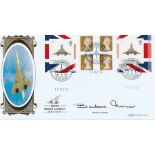 Barbara Harmer only female Concorde pilot signed 2009 Benham British design Classics booklet FDC.