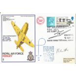 Sir Frank Whittle signed 1971 RAF Kenley Gloster Whittle flown RAF cover. Good Condition. All