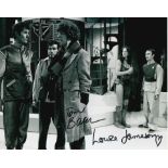 Dr Who Tom Baker and Louise Jamieson signed 10 x 8 inch b/w photo. Good Condition. All autographs