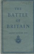 1940 Battle of Britain UNSIGNED booklet. Air Ministry Account of the Great Days 8 Aug - 31 Oct 1940.