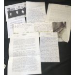 WW2 617 Sqn collection of letters to Historian Jim Shortland, includes typed and signed letters with
