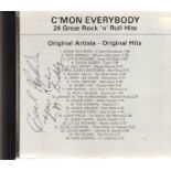 Carl Perkins signed DVD insert for C'Mon Everybody. Good Condition. All autographs are genuine