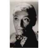 Dr Who William Hartnell signed 6 x 4 inch portrait photo signed in blue ink to lower slightly darker