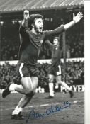 Alan Hudson Chelsea Signed 12 x 8 inch football photo. Good Condition. All autographs are genuine