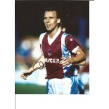 Alan Dickens 10x8 Signed Colour Photo Pictured In Action For West Ham United. Good Condition. All