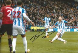 Aaron Mooy Huddersfield 12 x 8 signed colour football photo. Good Condition. All autographs are