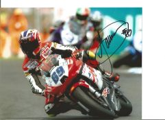 Motor Racing Jamie Whitham 10x8 Signed Colour Photo. Good Condition. All autographs are genuine hand