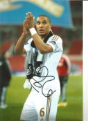 Ashley Williams Swansea Signed 12 x 8 inch football photo. Good Condition. All autographs are