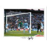 Ben Watson Wigan Signed 16 x 12 inch football photo. Good Condition. All autographs are genuine hand