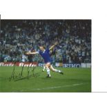 Andy Gray 10x8 Signed Colour Photo Pictured Celebrating for Everton Good Condition. All autographs