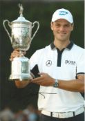 Martin Kaymer Signed 10 x 8 inch golf photo. Good Condition. All autographs are genuine hand