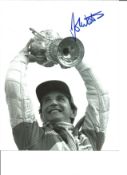 Motor Racing John Watson 10x8 Signed B/W Photo . Good Condition. All autographs are genuine hand